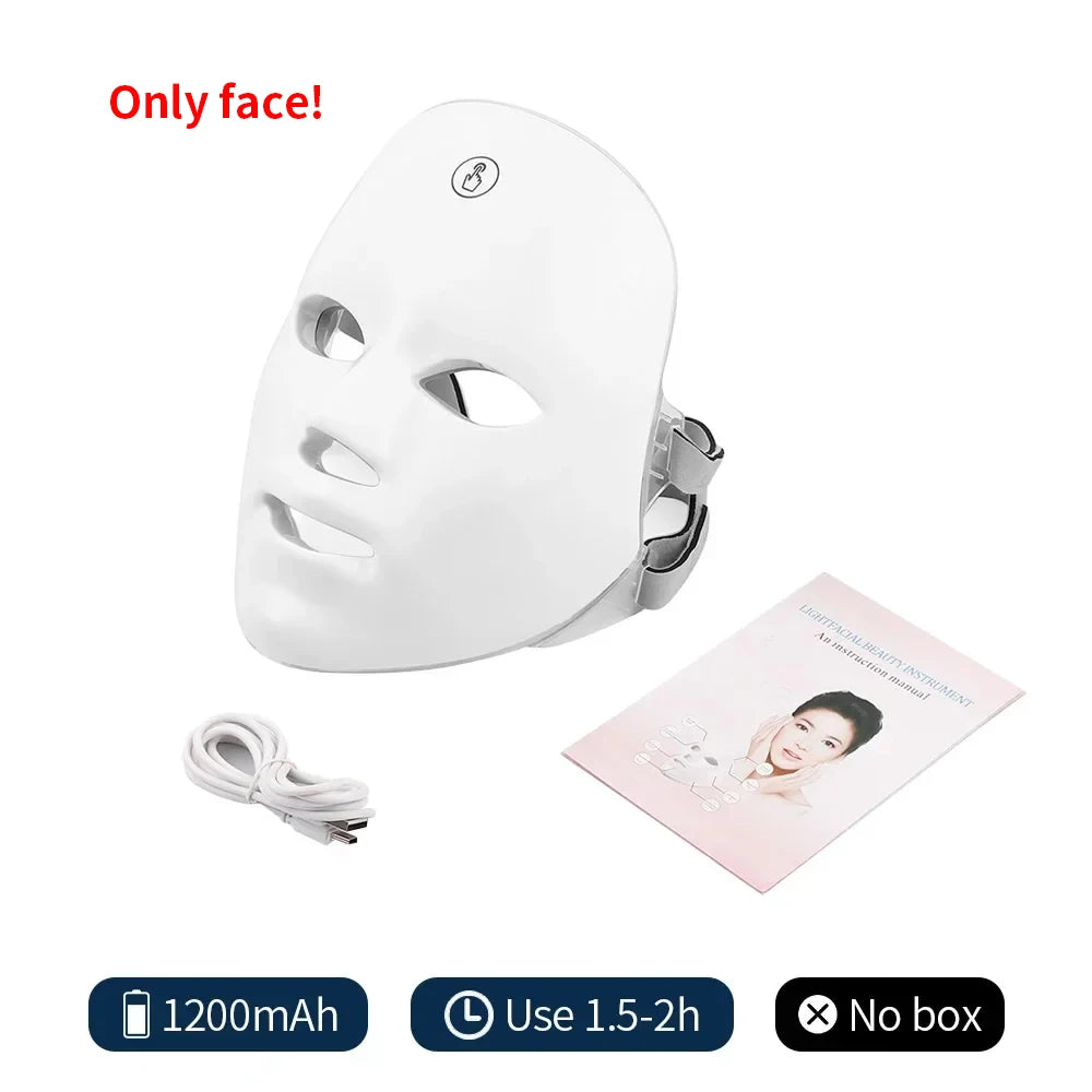 7-Color LED Light Therapy Face Mask | Professional Skin Rejuvenation