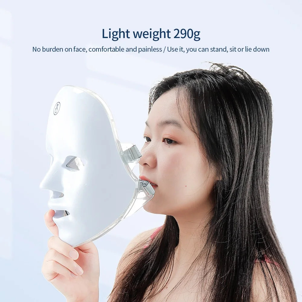 7-Color LED Light Therapy Face Mask | Professional Skin Rejuvenation